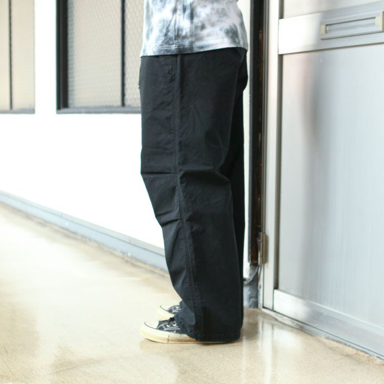 hobo EASY PANTS COTTON WEATHER CLOTH VINTAGE WASH 2024SS