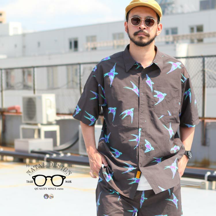 NATAL DESIGN デニムシャツ ONE WASH / Mサイズ 半袖