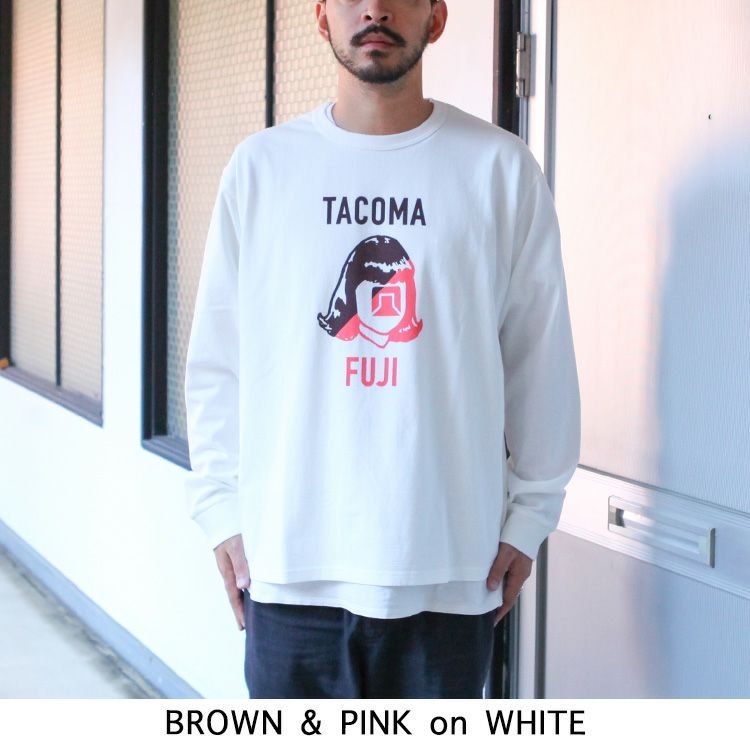 TACOMA FUJI HANDWRITING LOGO ロングTシャツ TACOMA FUJI RECORDS タコマフジレコード｜HANDWRITING LOGO L