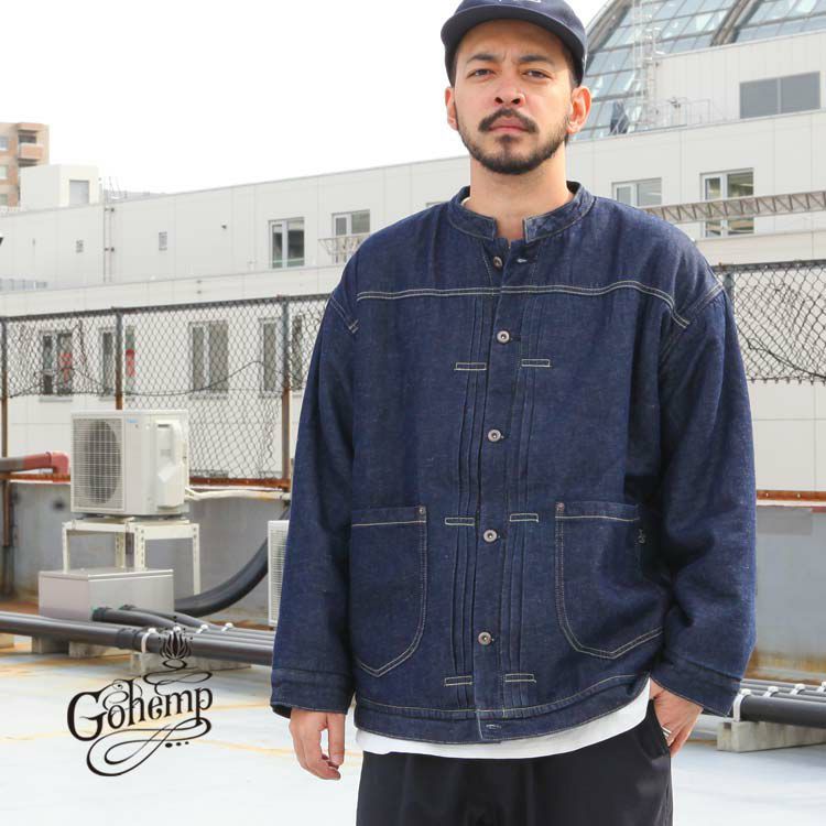 新品 GOHEMP ゴーヘンプ 3 TACK G-JAN Gジャン カバーオール GOHEMP 3 TACK G-JAN / 9oz H/C DENIM 2024AW | Brownfloor clothing
