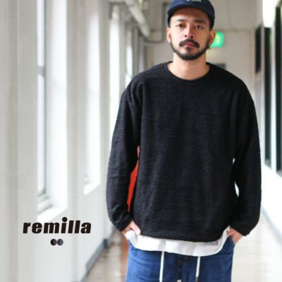 remilla リバースモック KHK.GRY×GRY.MK サイズL レミーラ remilla レミーラ トップス スモークドルマンシャツ 2024SS