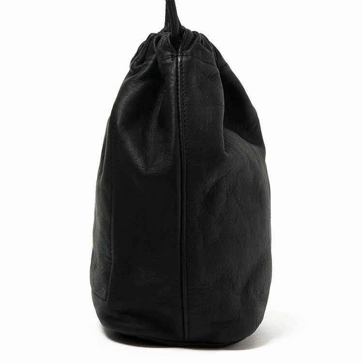 hobo DRAWSTRING POUCH COW LEATHER 2025SS | Brownfloor clothing