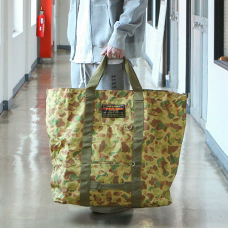 旅行かばん・小分けバッグ NATAL DESIGN KAMPING BIG TOTE BAG type2. NATAL DESIGN Kamping Big Tote Bag | Brownfloor clothing